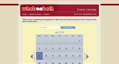 Desktop Screenshot of calendar.whatsonbath.co.uk